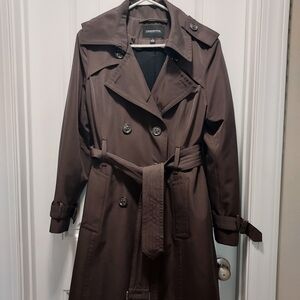 London Fog Dark Brown Trench Coat